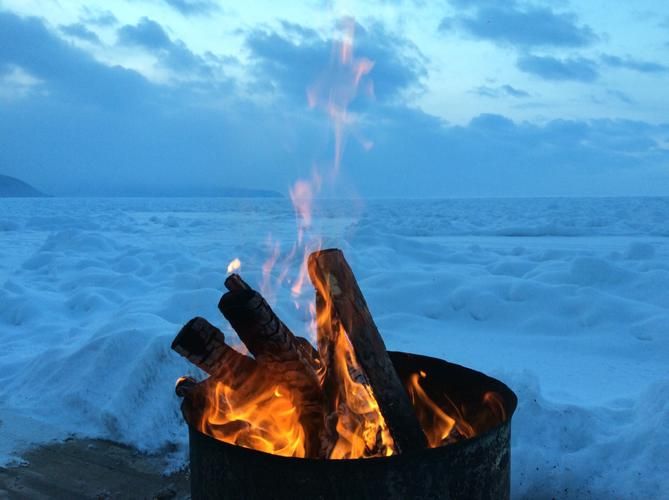 Рождественские звёзды над Байкалом